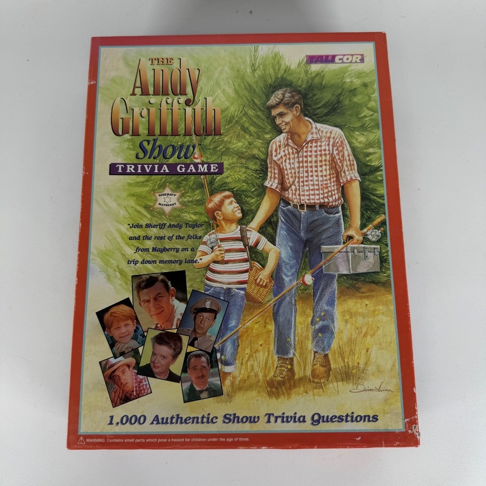 The Andy Griffith show trivia game 1000 authentic show trivia 1998 NOB